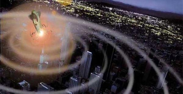 تصاویری از یک بمب الکترومغناطیسی در فیلم سینمایی